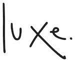 Luxe Hobart Logo | Weddings Tasmania | Designer Boutique Hobart