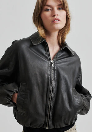 Lato Leather Bomber Jacket
