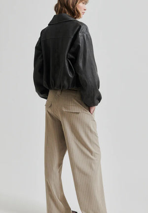 Lato Leather Bomber Jacket