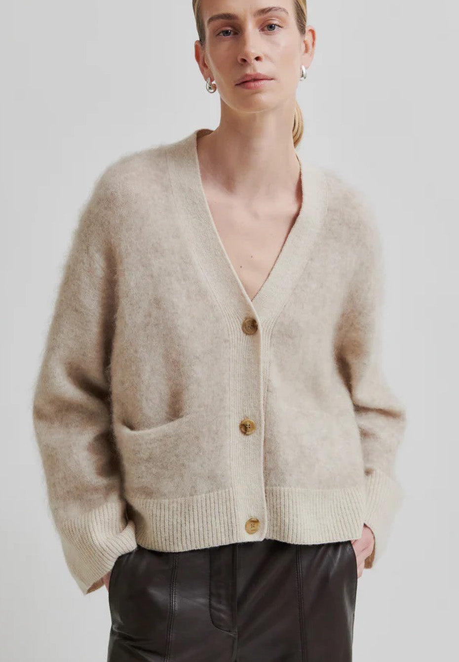 Anneleen Knit Boxy Cardi