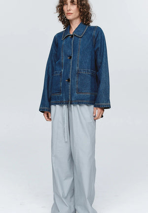Cropped Pea Jacket