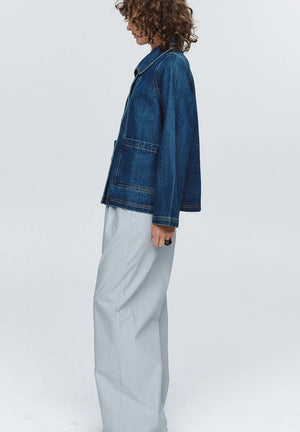 Cropped Pea Jacket